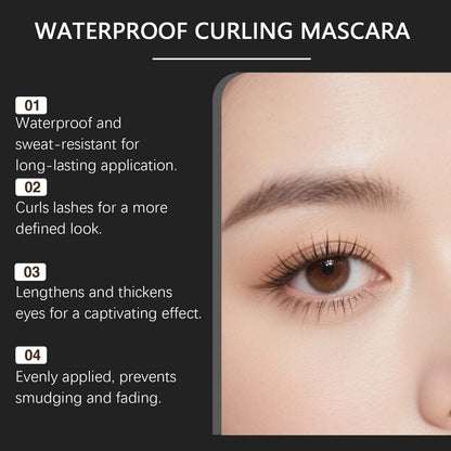 zephoco anti-curling mascara for daily eye makeup is light, bright, naturally curling and setting without udging